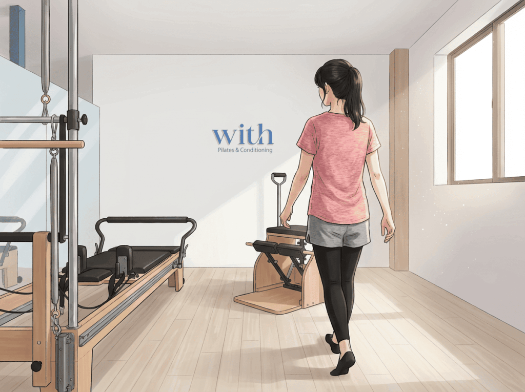 無意識に行われる日常的な歩行動作のイメージ