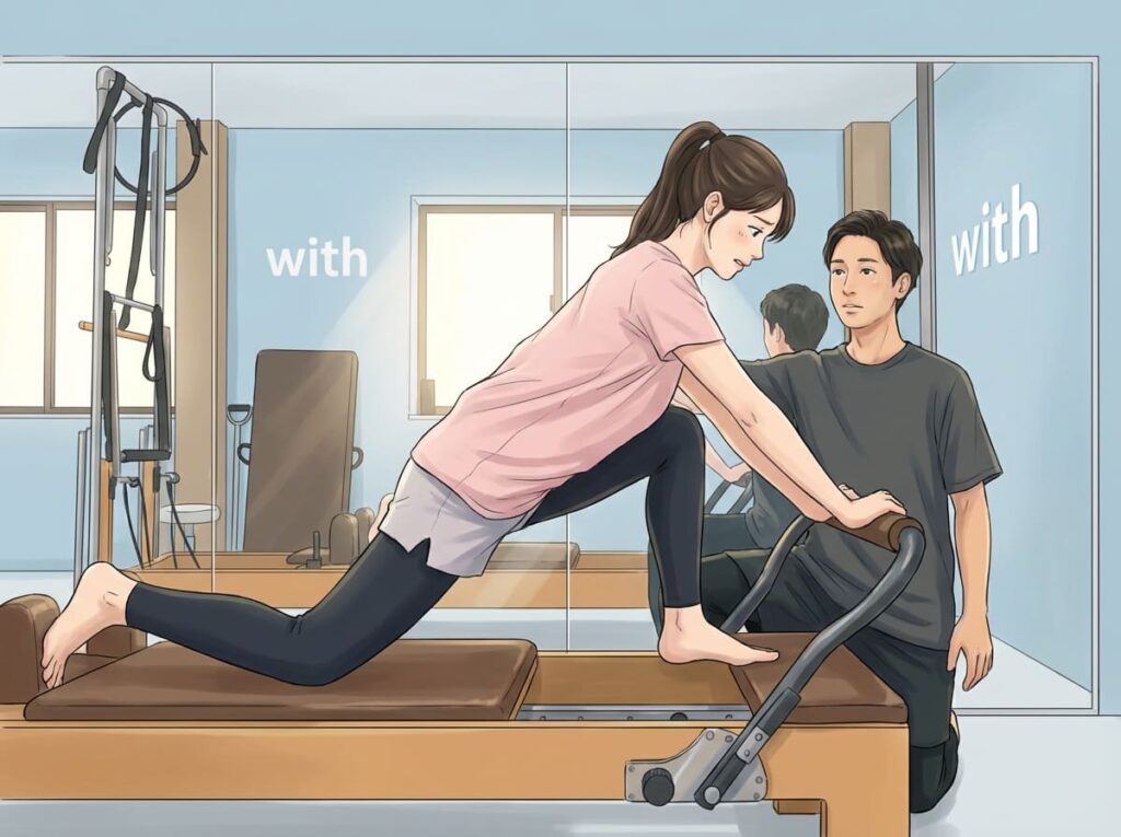 状態に合わない動かし方によって、違和感や不調が出てしまう可能性を示すイラスト