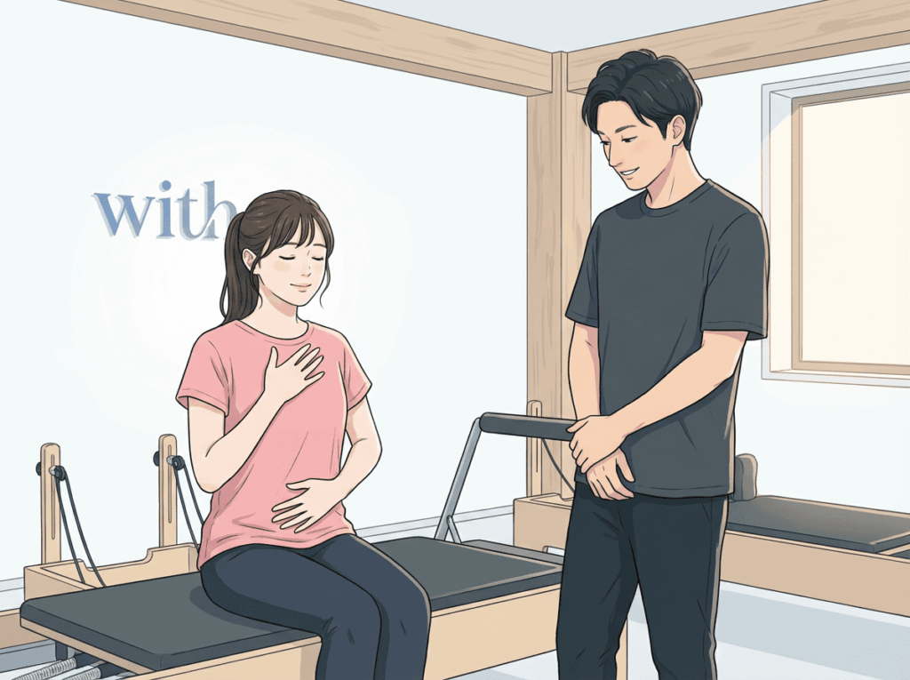 左右差を感じられないことを身体からのサインとして受け止めている様子を表したイラスト