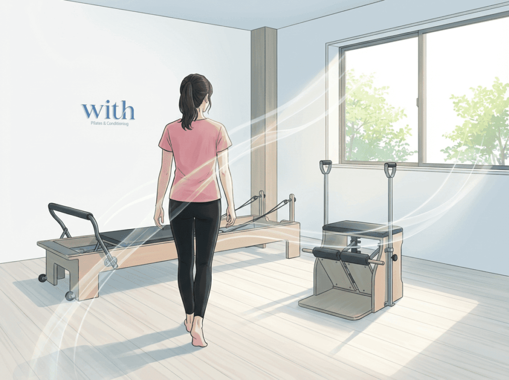 身体と環境の関係の中で安定を捉えることを示すイメージ