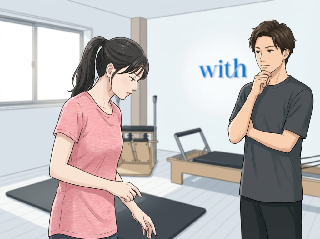 マットやマシンではなく膝の状態に合った判断が重要であることを示すイメージ