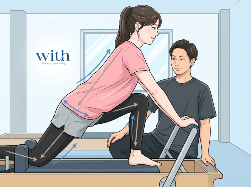 動きを通して身体の使い方を見直している様子のイメージ