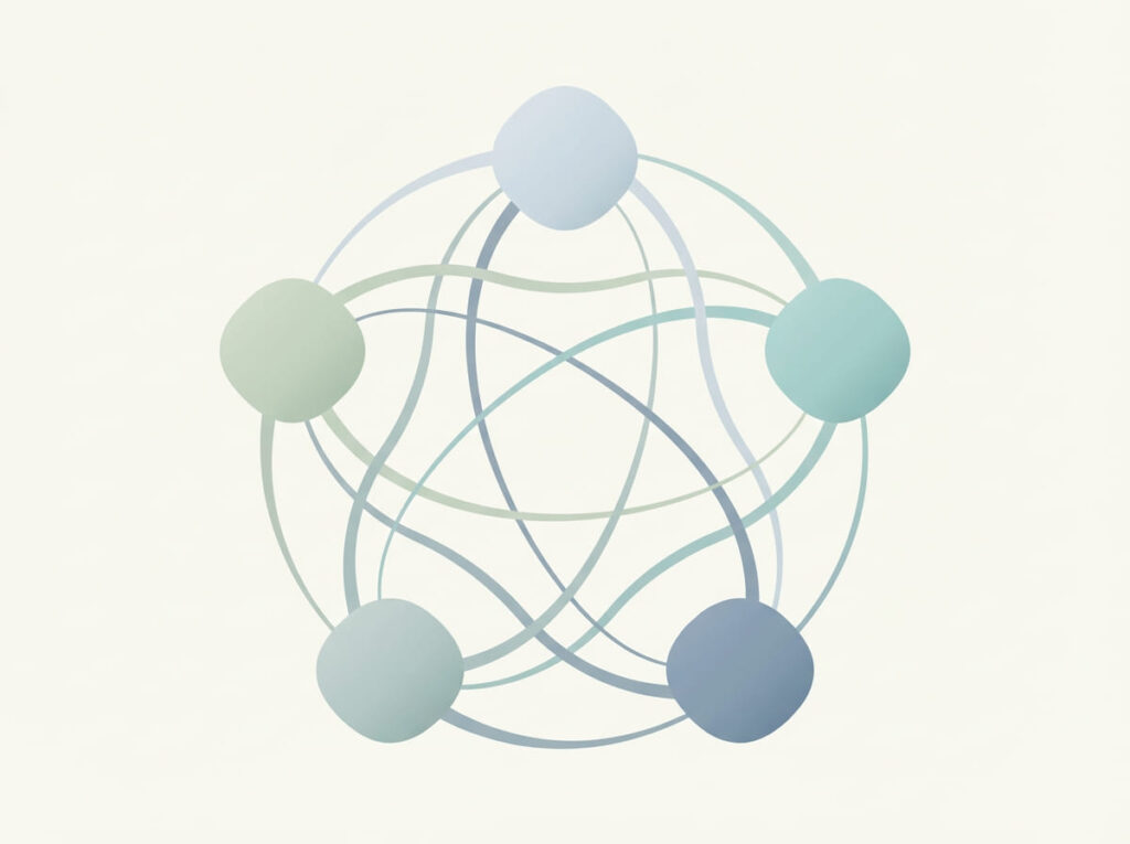 姿勢が悪くなる原因は一つではないことを示す立位姿勢の比較図