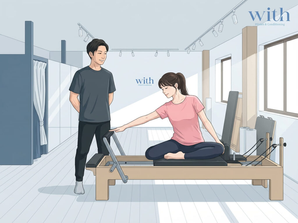 身体の役割分担が整い首の負担が減った状態のイメージ